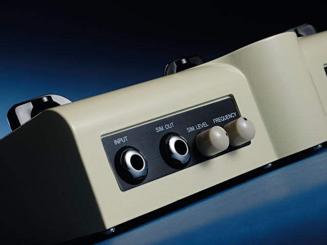 T-Rex SpinDoctor The rear panel's sim level and frequency controls are for adjust speaker cabinet emulation